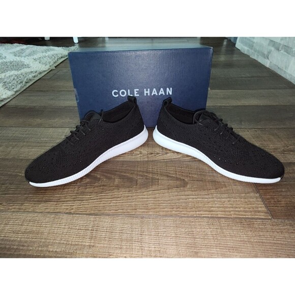 Cole Haan 2 Zerogrand Stitchlite Oxford Perforated Womens Black size 8 sneaker - Picture 6 of 8